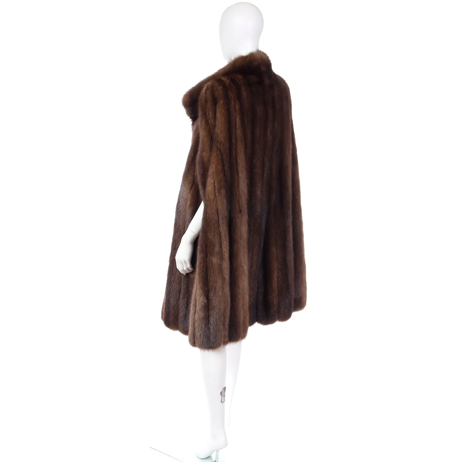 1960s Maximilian Vintage Sable Mink Fur Cape