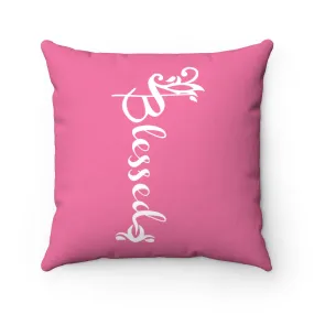 Blessed Décor "Raspberry" Square Pillow (20 X 20)