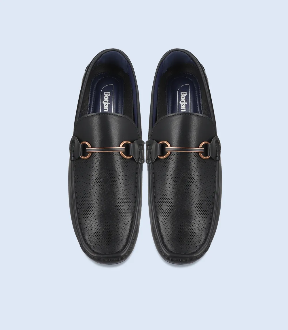 BM5142-BLACK-Men Loafers