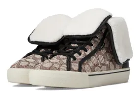 Citysole Textured Jacquard  Fold-Over High-Top Platform