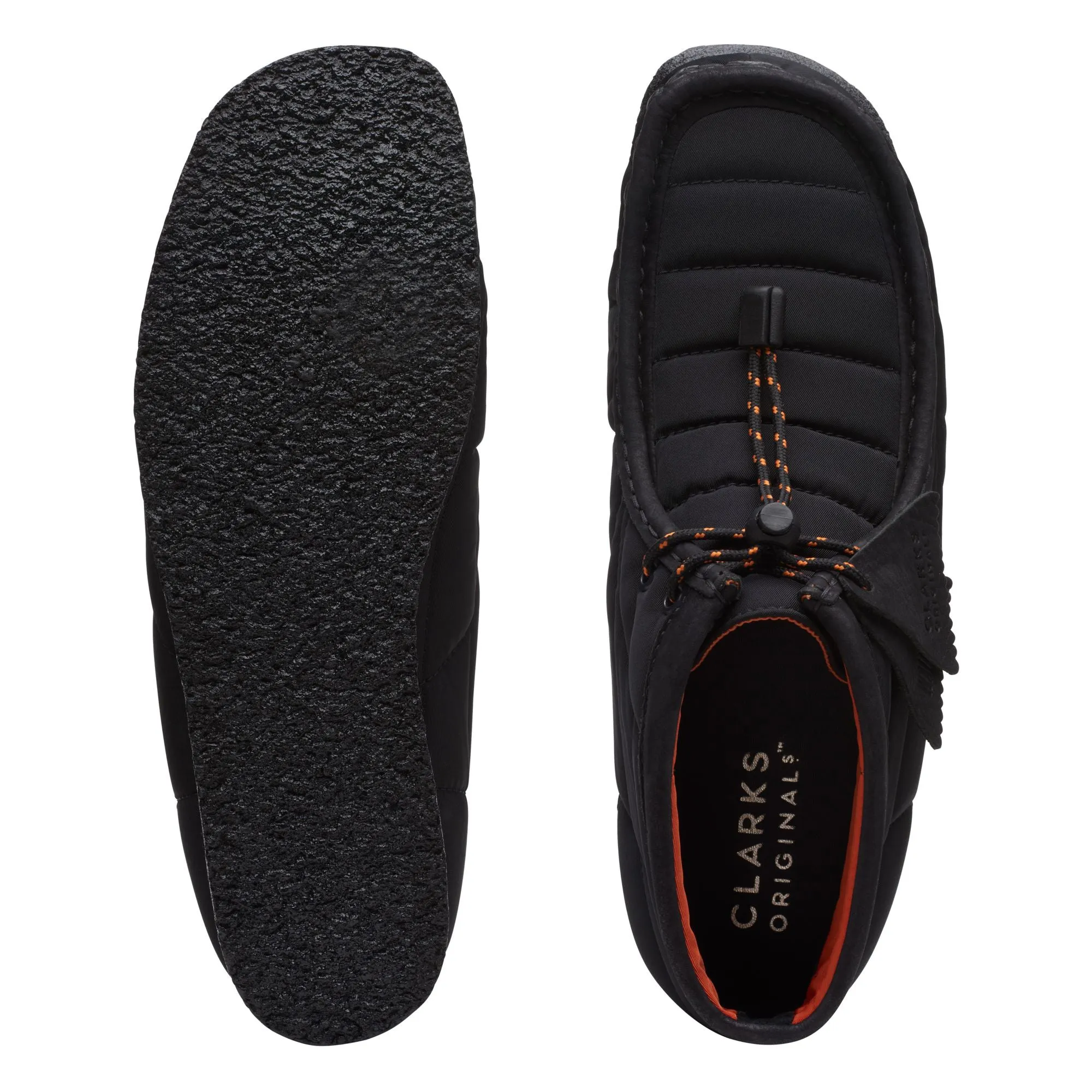 Clarks Originals Wallabee Boot - Black Quilted