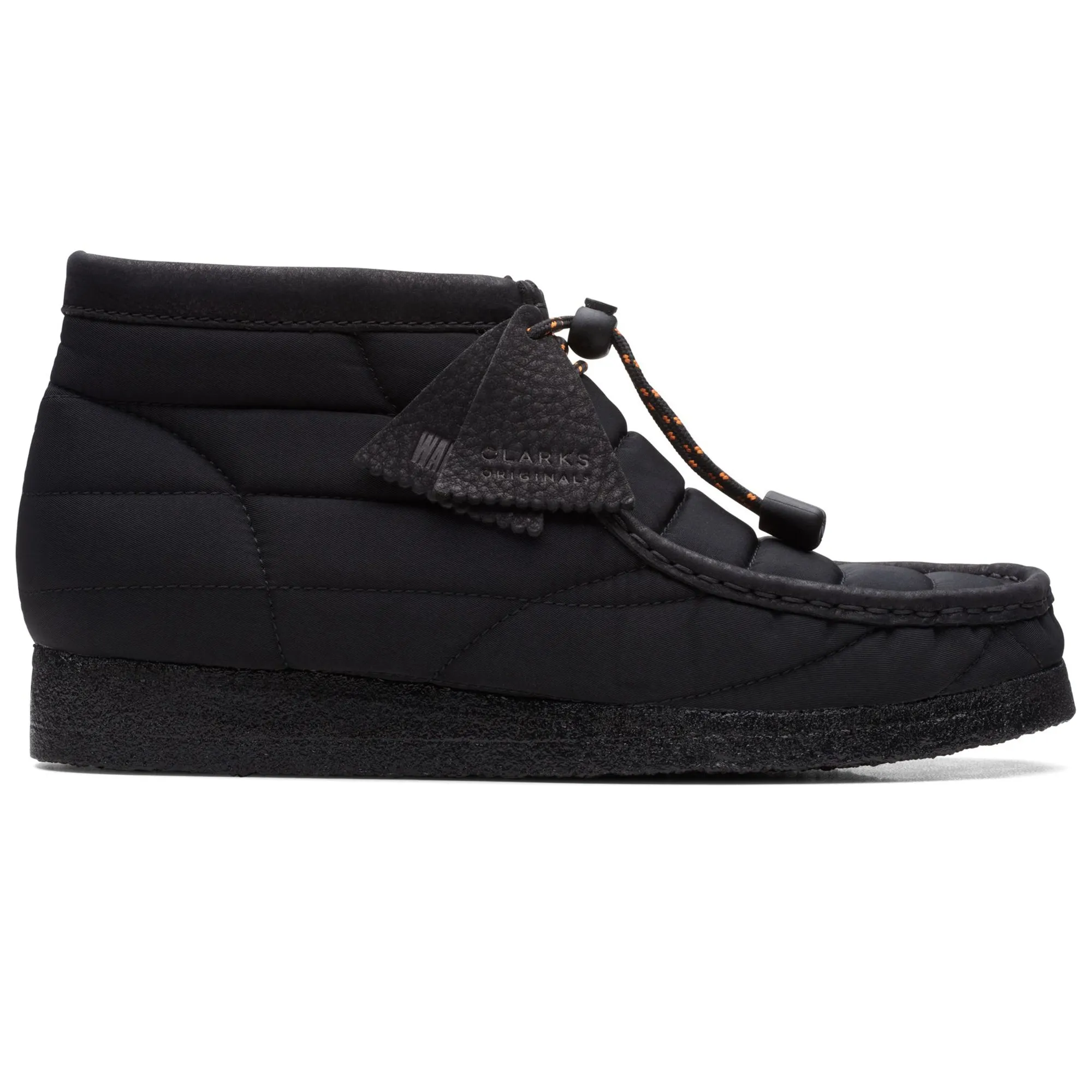 Clarks Originals Wallabee Boot - Black Quilted