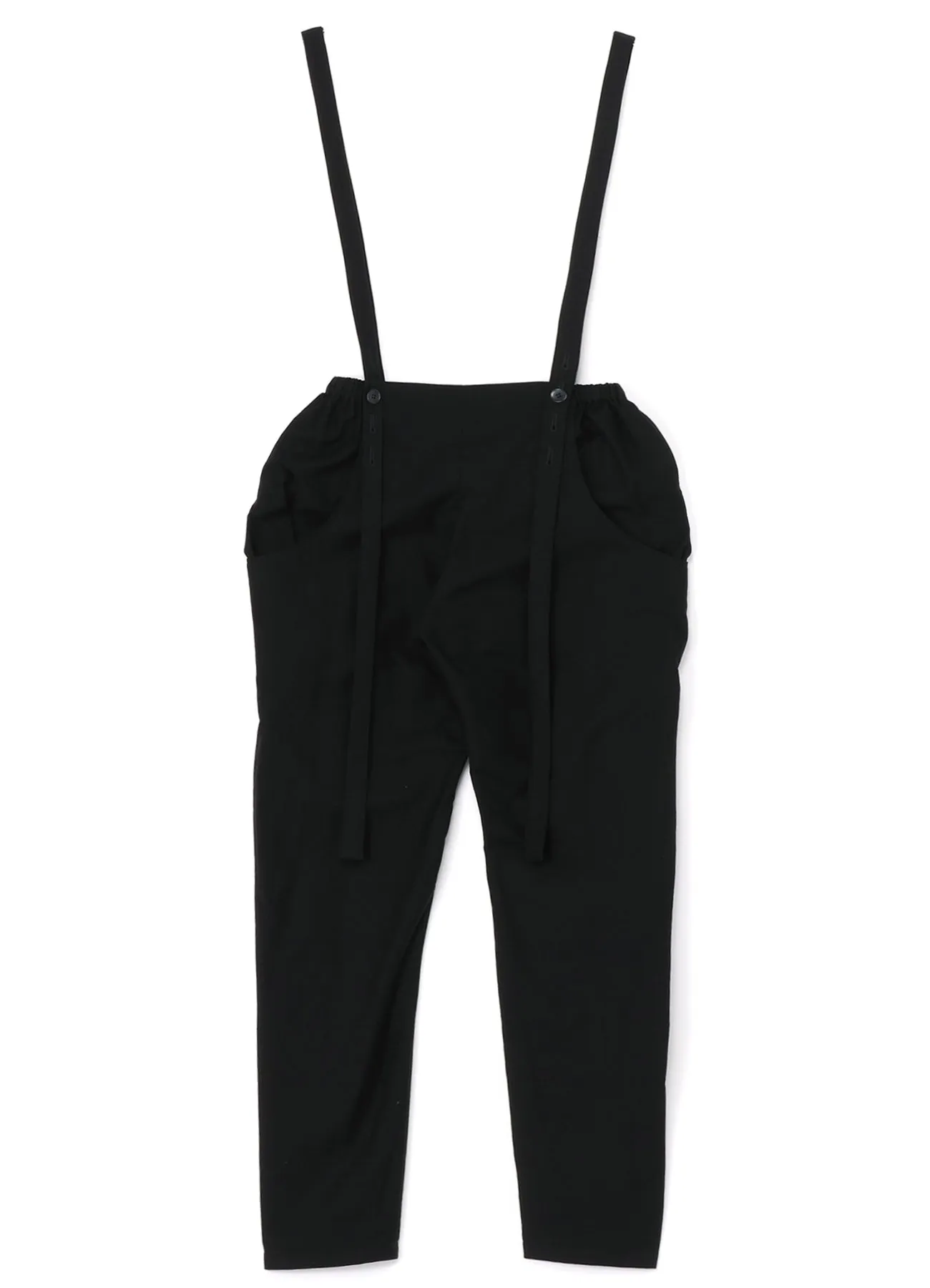 COTTON SERGE PANTS WITH SUSPENDERS