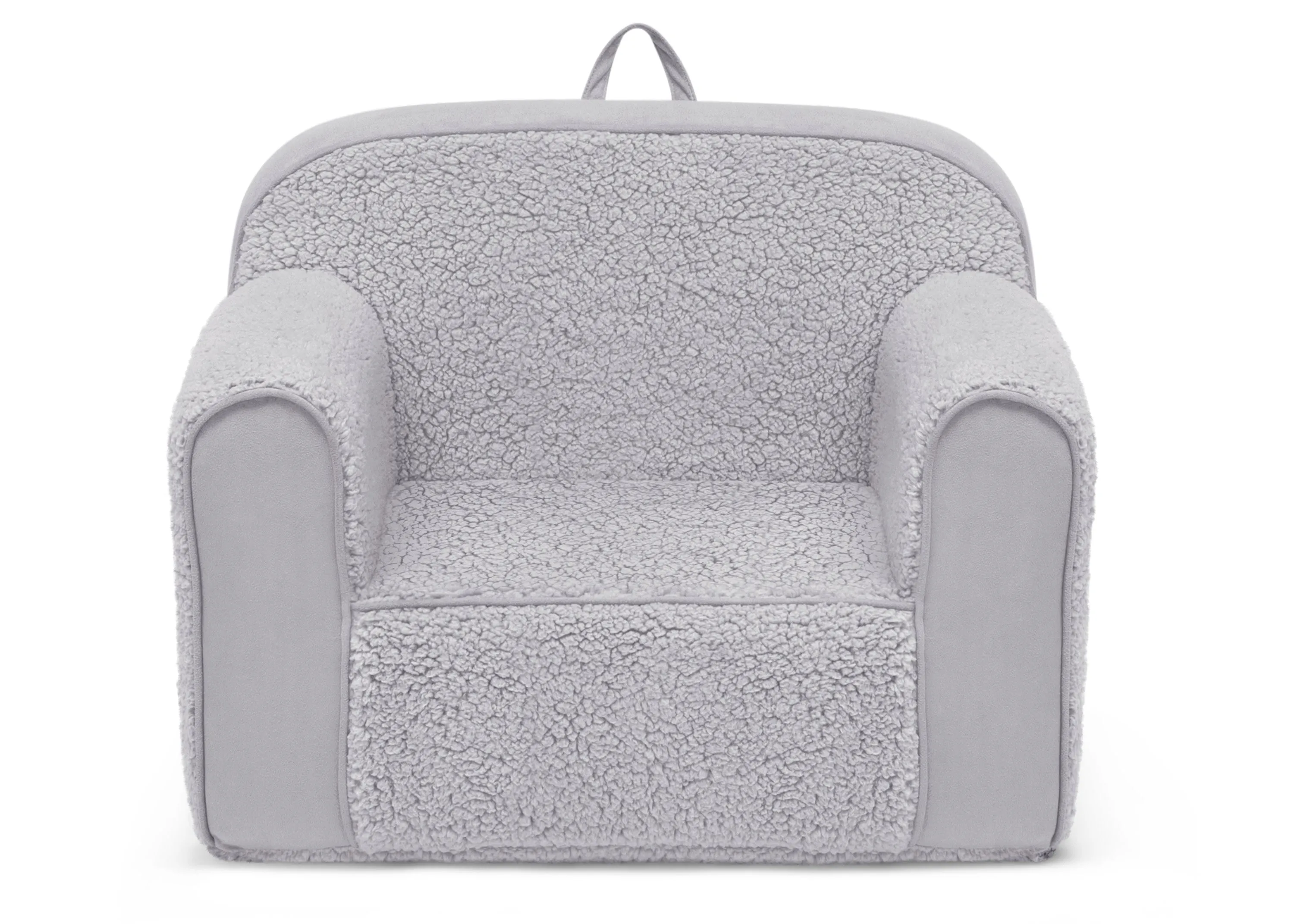 Cozee Sherpa and Suede Chair for Kids