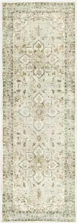 Heiereind Traditional Green Area Rug Carpet for Living Room Bedroom or Kitchen