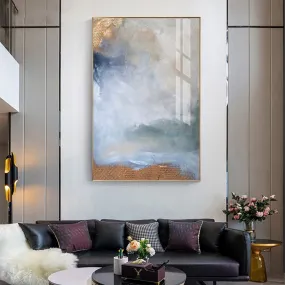 Modern Abstract Sky Cloud Wall Art Fine Art Canvas Print Pictures For Living Room Dining Room Bedroom Hotel Room Home Office Art Decor