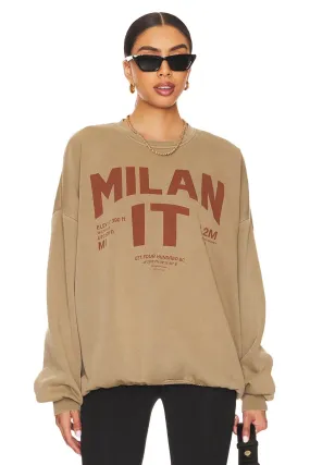 THE LAUNDRY ROOM - WELCOME TO MILAN JUMPER - CAMEL