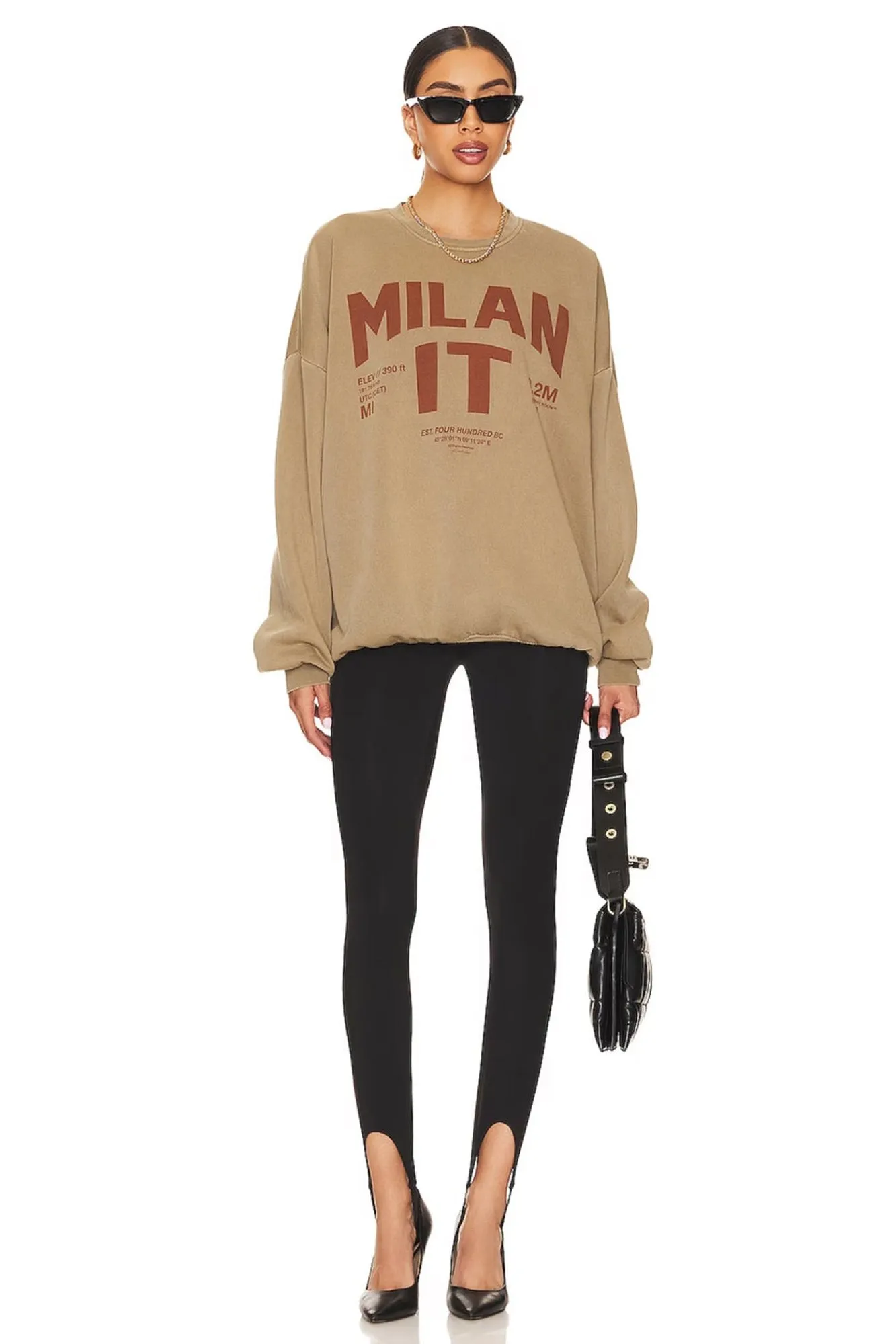 THE LAUNDRY ROOM - WELCOME TO MILAN JUMPER - CAMEL