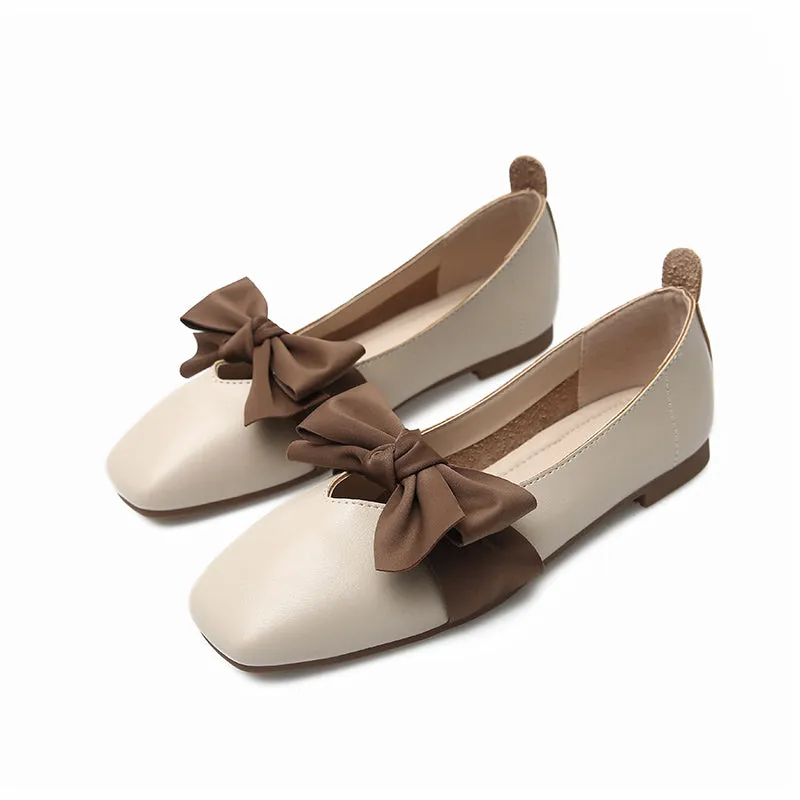 Women Summer Bowknot Casual Soft Flats