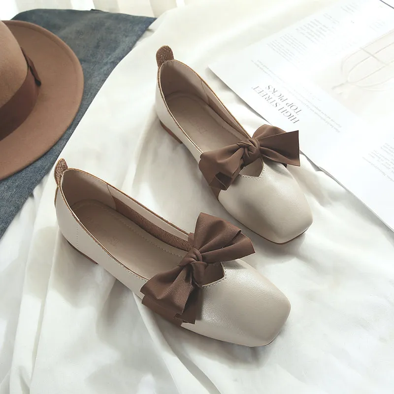 Women Summer Bowknot Casual Soft Flats